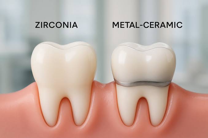 Zirconia Crowns vs Metal Ceramic Crowns